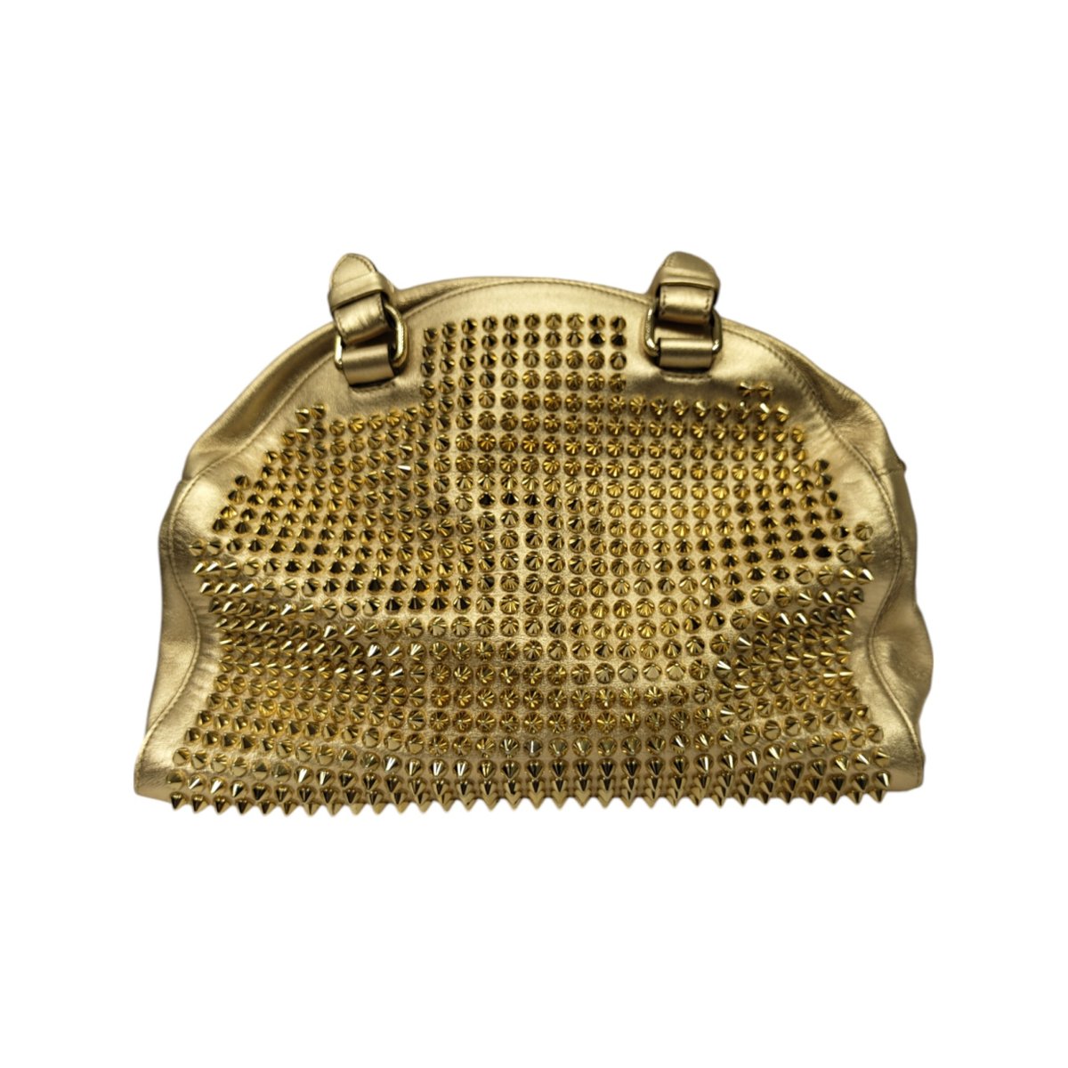 Panettone leather bowling bag