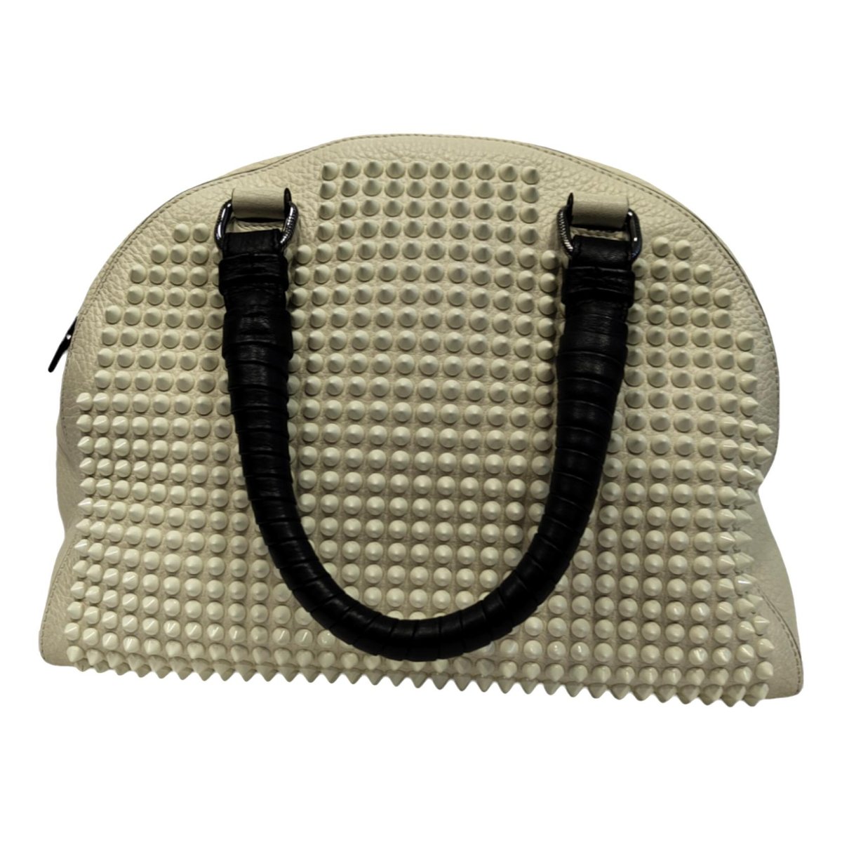 Panettone leather bowling bag