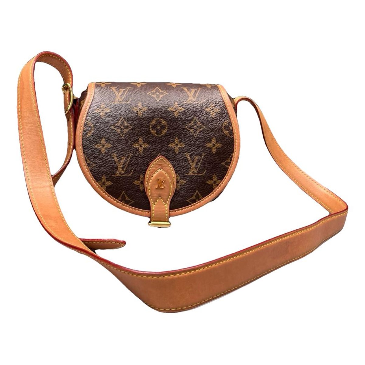Tambourin vinyl crossbody bag
