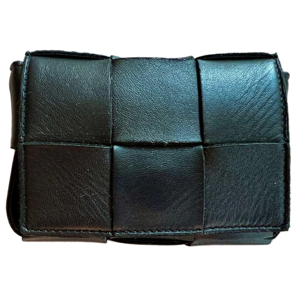 Cassette leather crossbody bag
