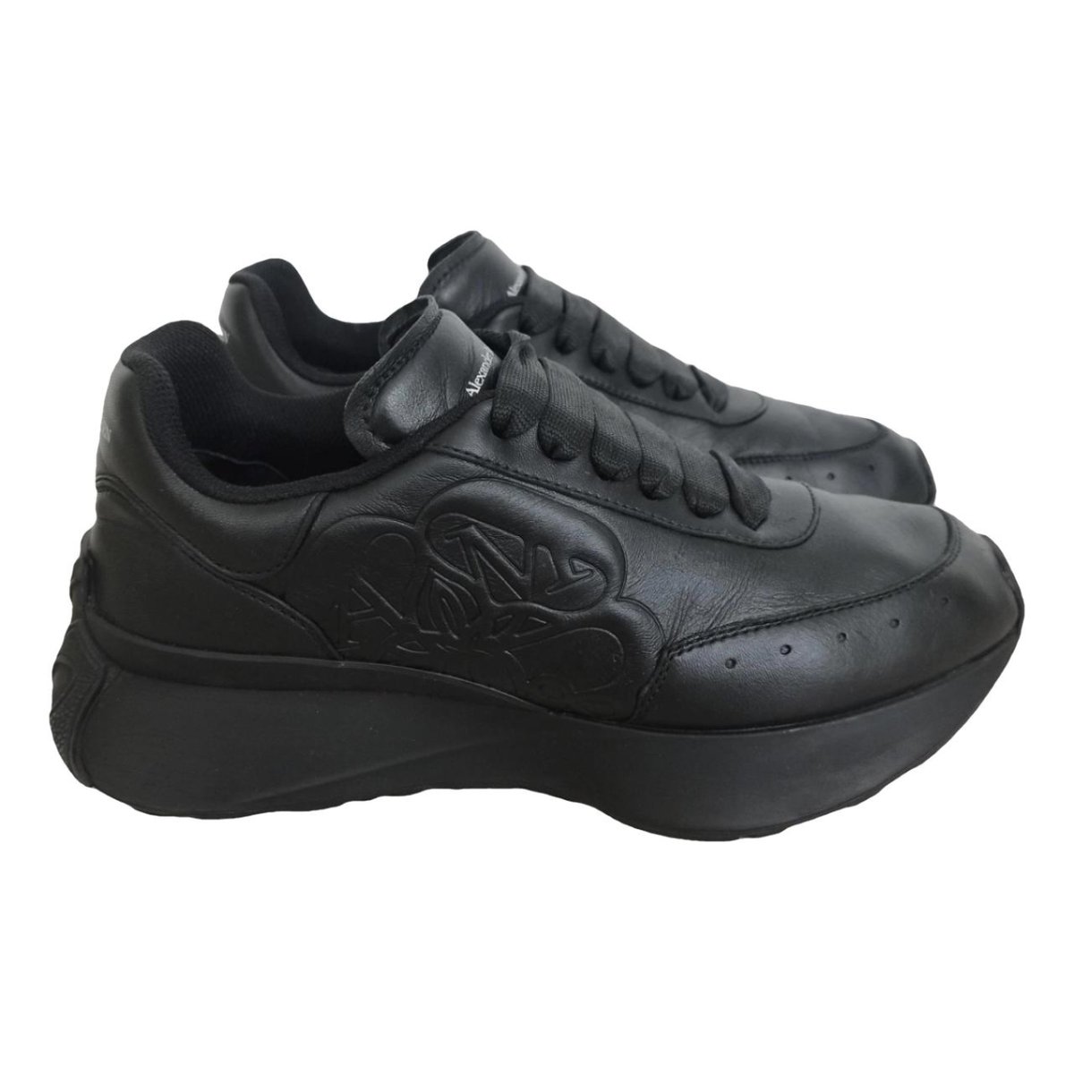 Sprint Runner leather trainers