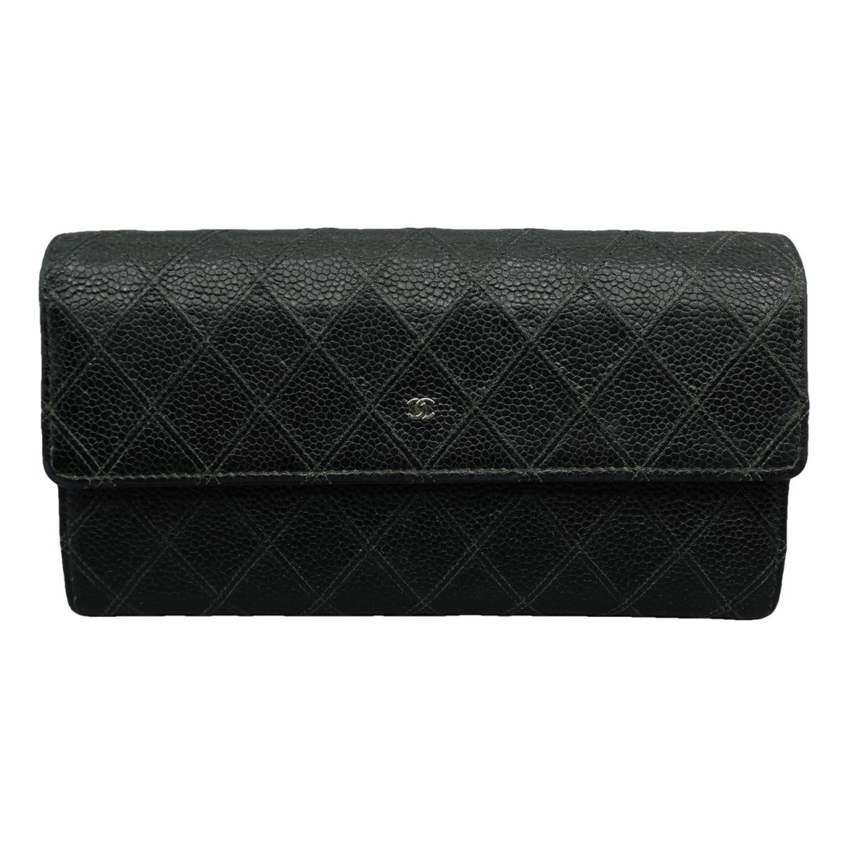 Wallet on Chain leather handbag