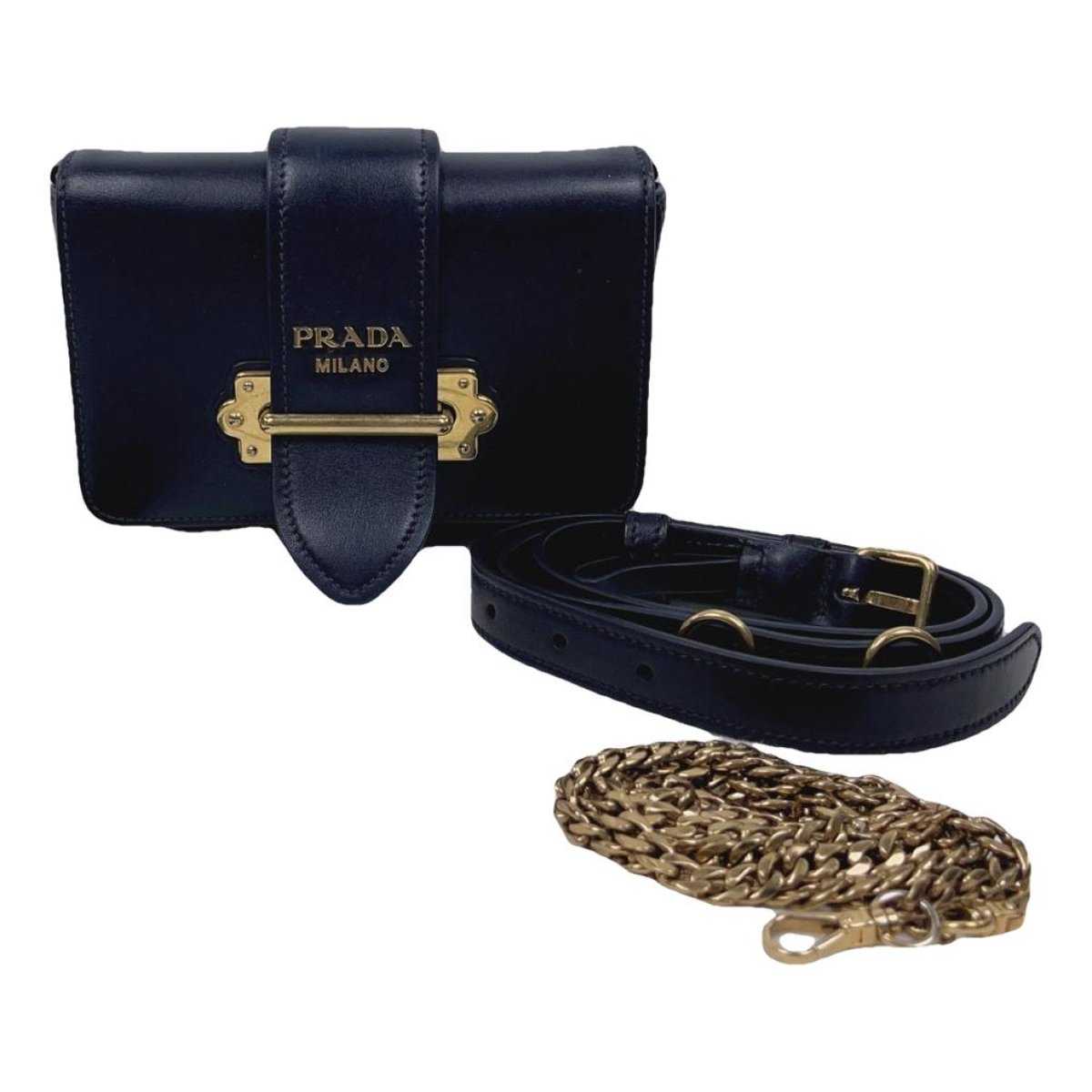 Cahier leather crossbody bag