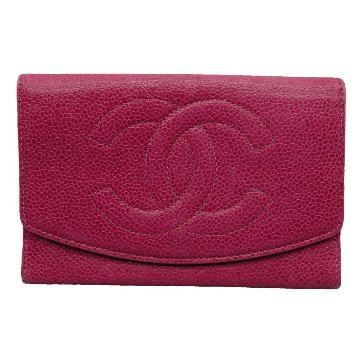 Wallet on Chain leather handbag
