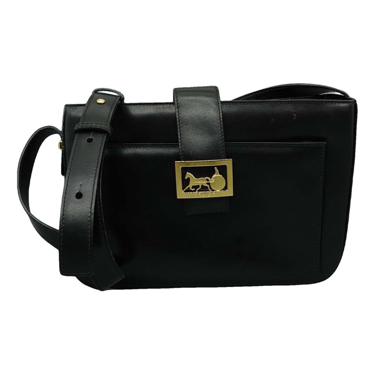 Triomphe leather handbag