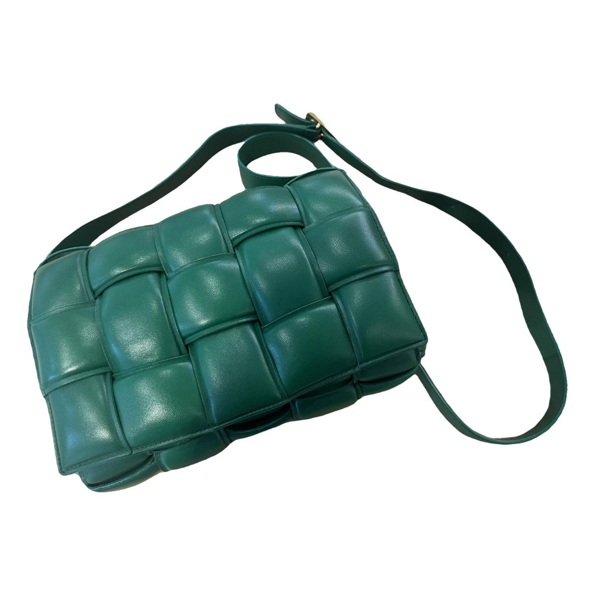 Cassette Padded leather crossbody bag