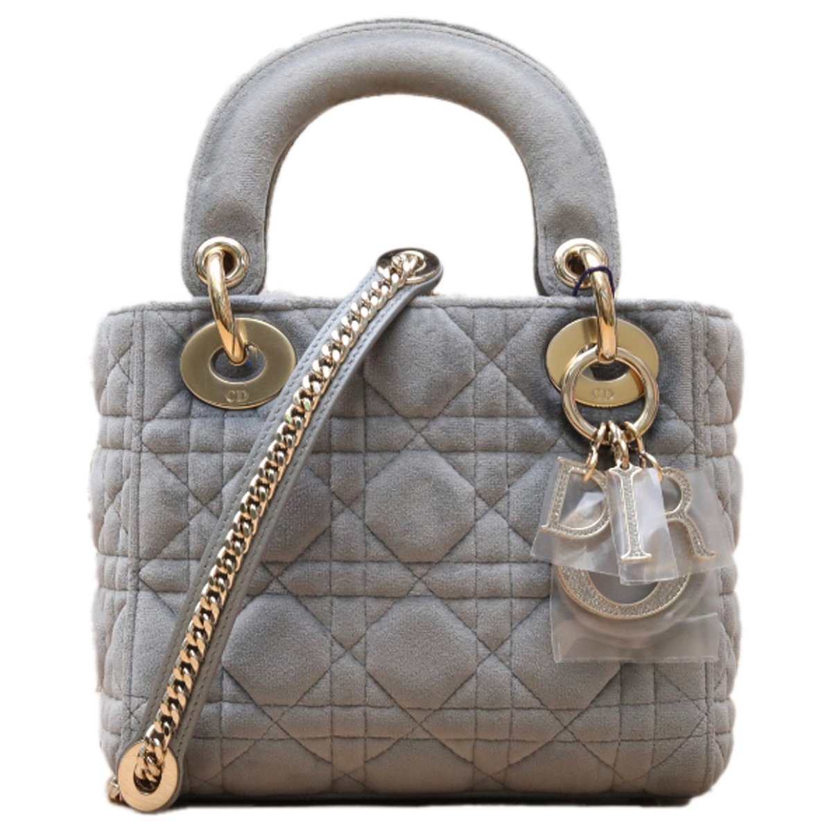 Lady Dior velvet crossbody bag