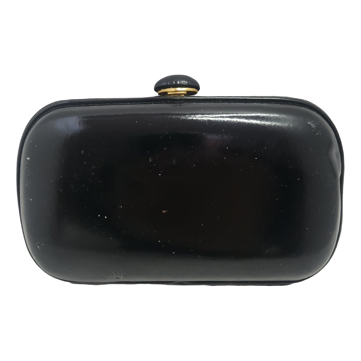 Pochette Knot patent leather clutch bag