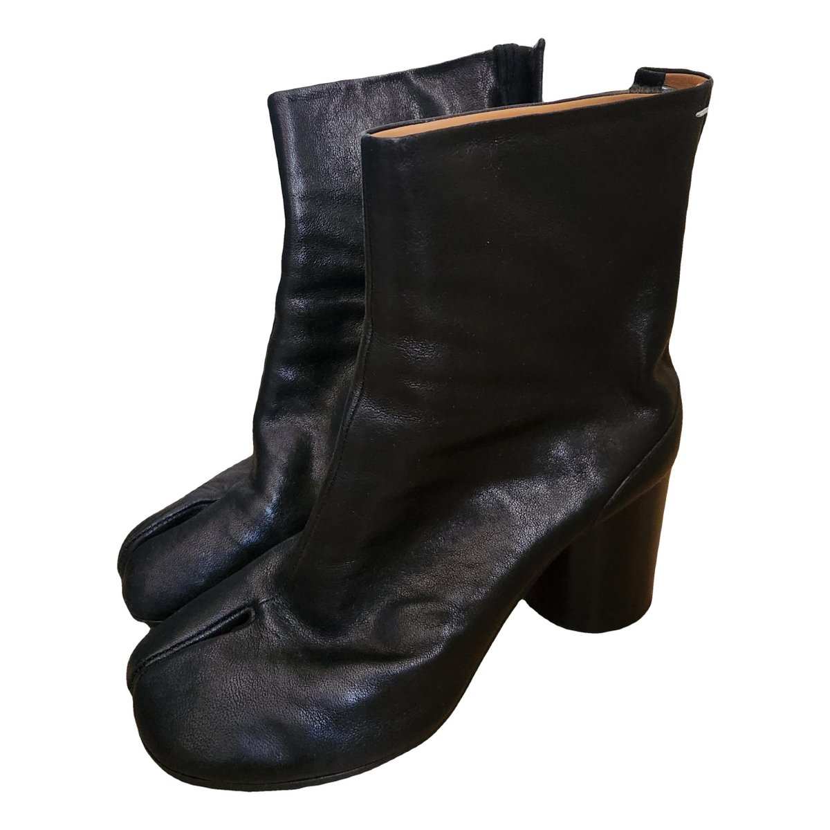 Tabi leather ankle boots