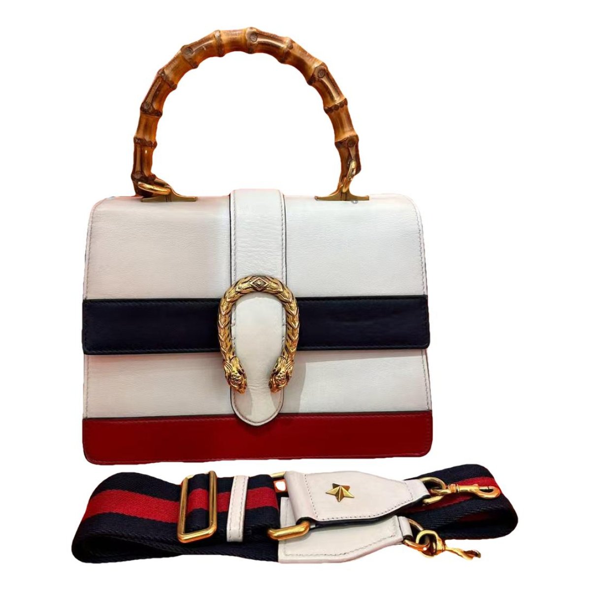 Dionysus Bamboo leather handbag