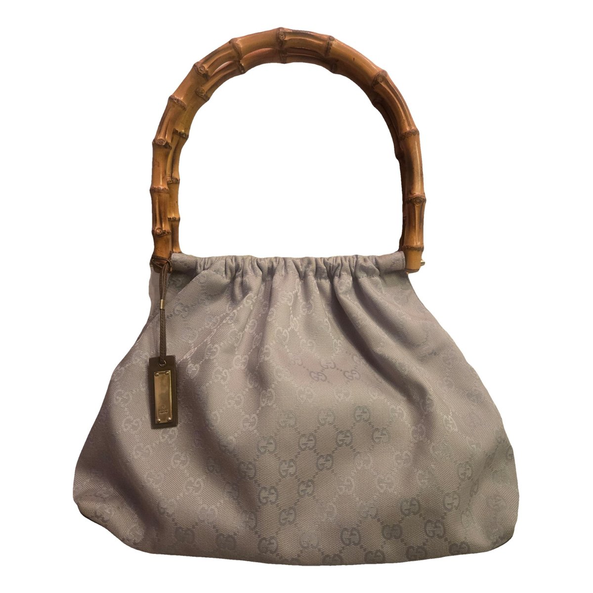 Bamboo Frame Satchel cloth handbag
