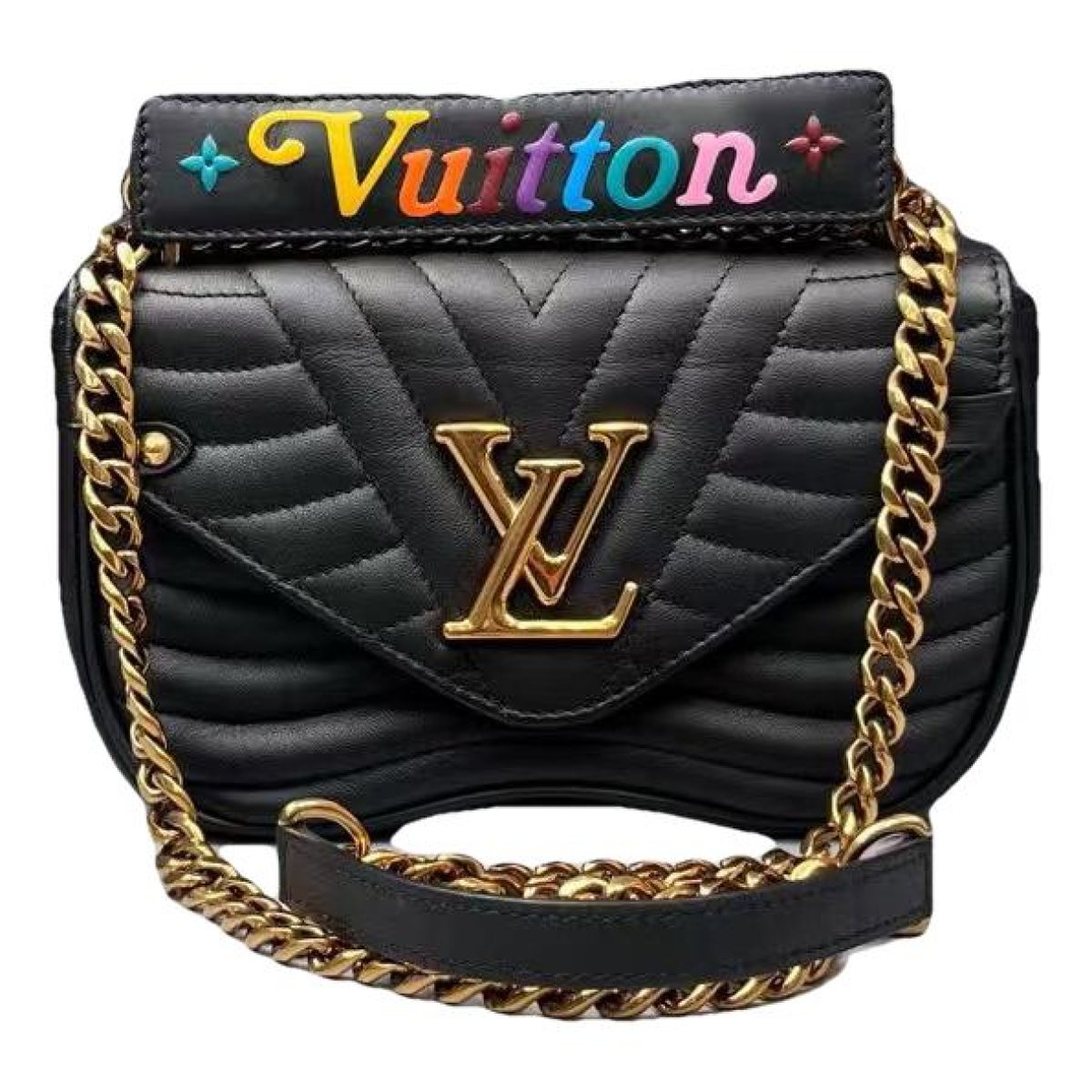 New Wave leather handbag