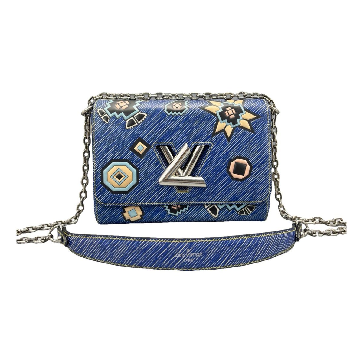 Twist leather crossbody bag
