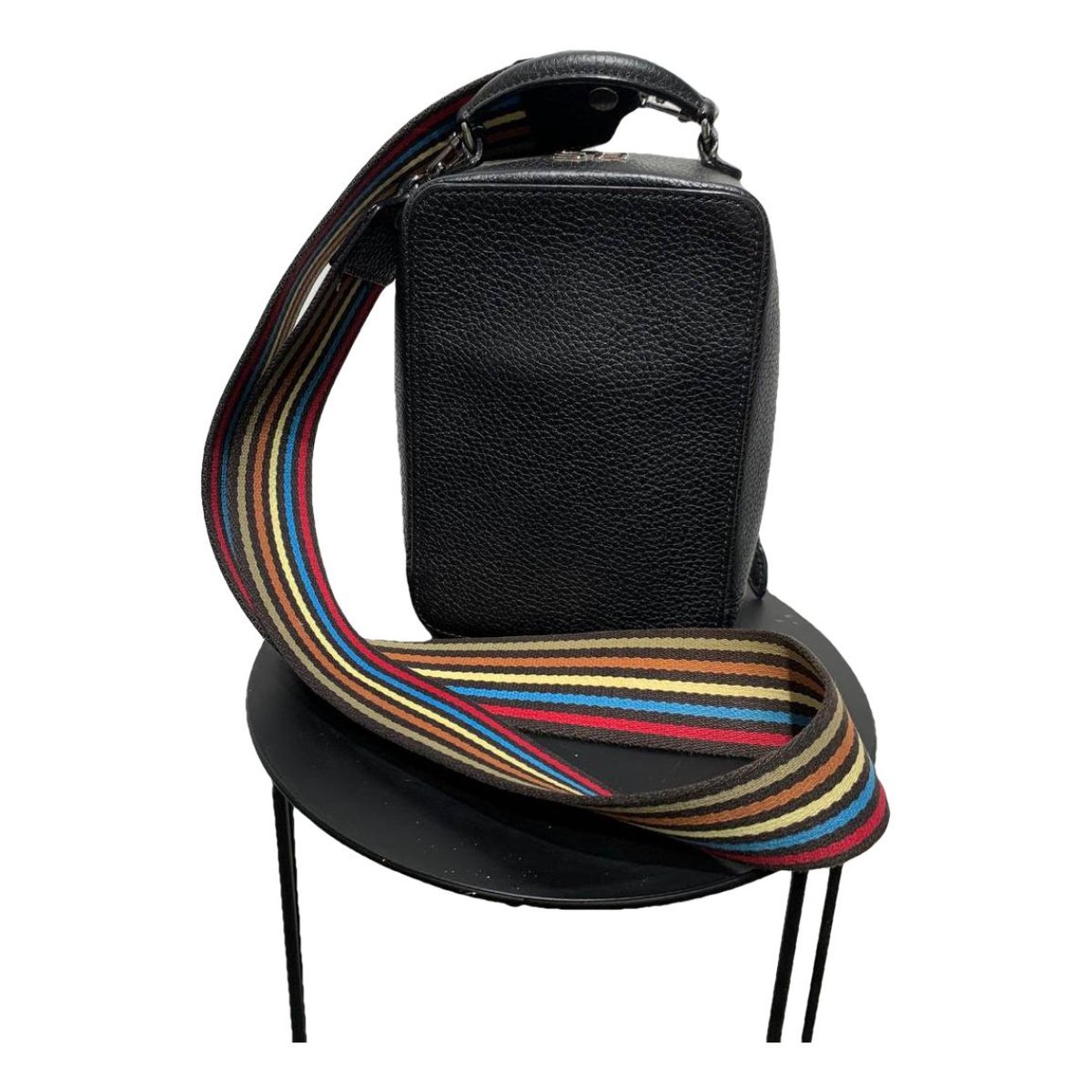 Pavé leather handbag