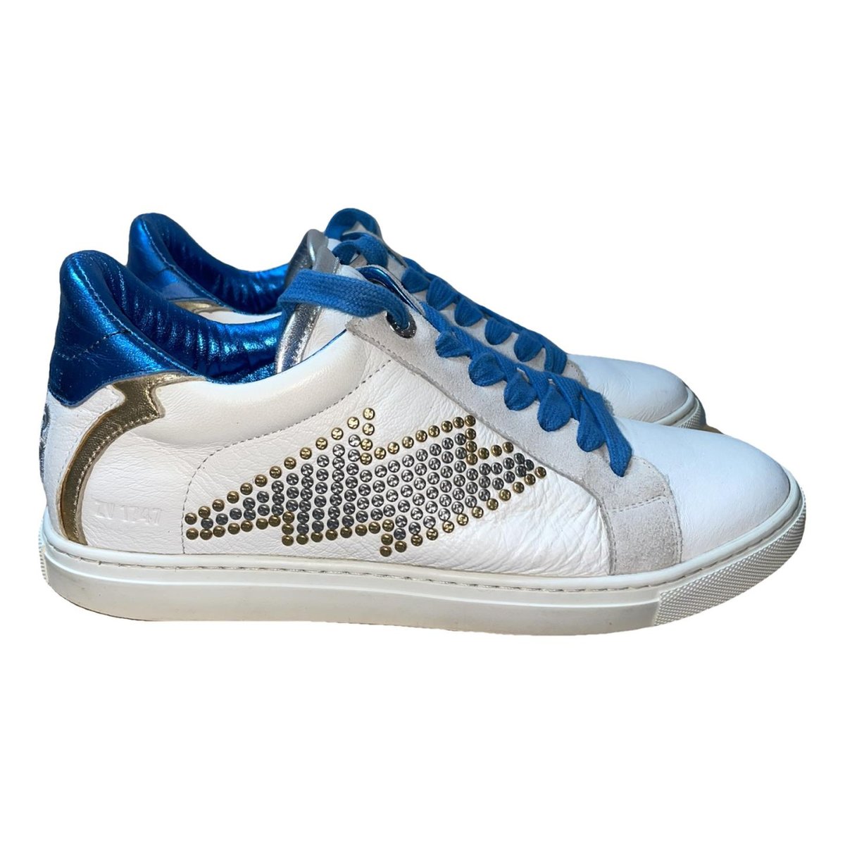 ZV1747 Flash leather trainers