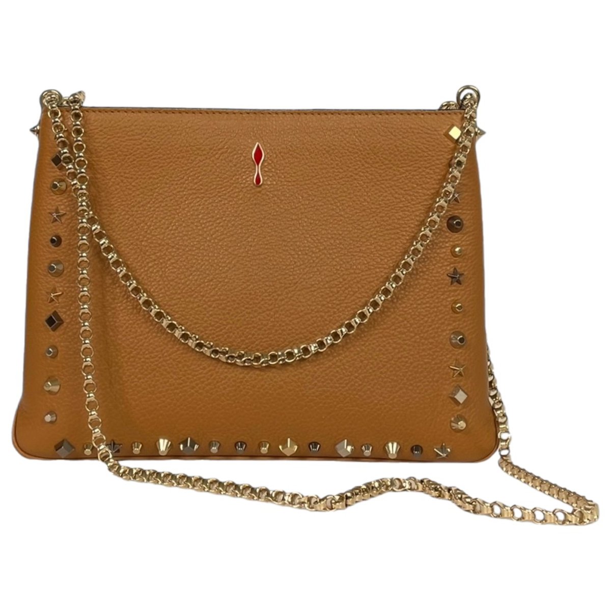 Triloubi leather crossbody bag