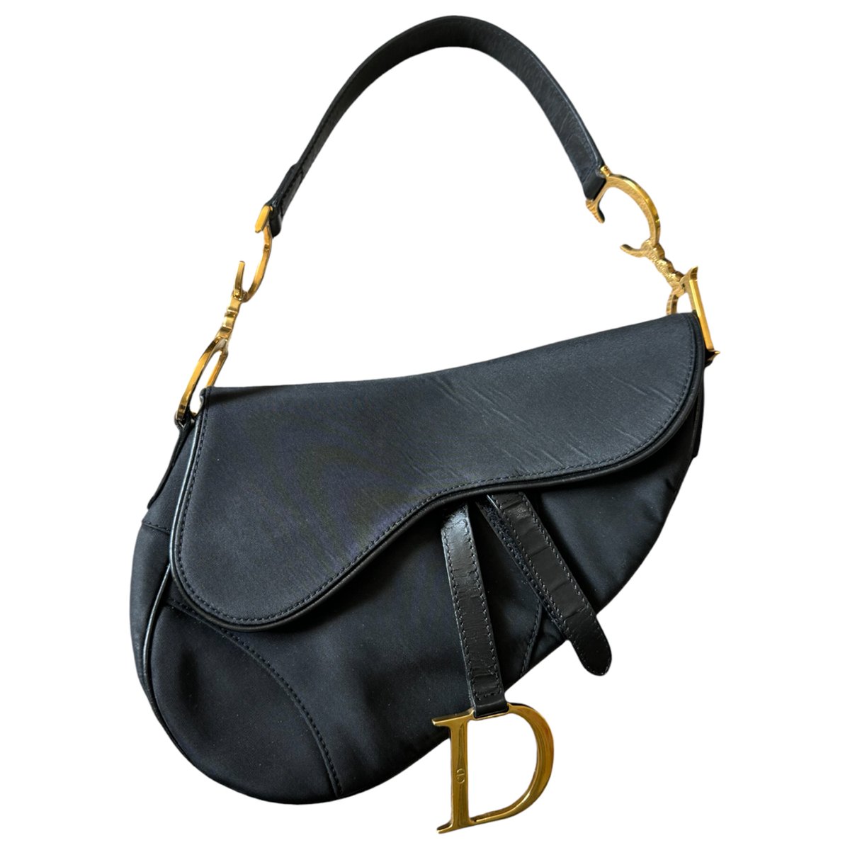 Saddle Vintage cloth handbag