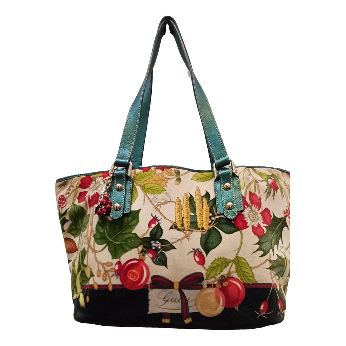 Ophidia Top Handle velvet handbag