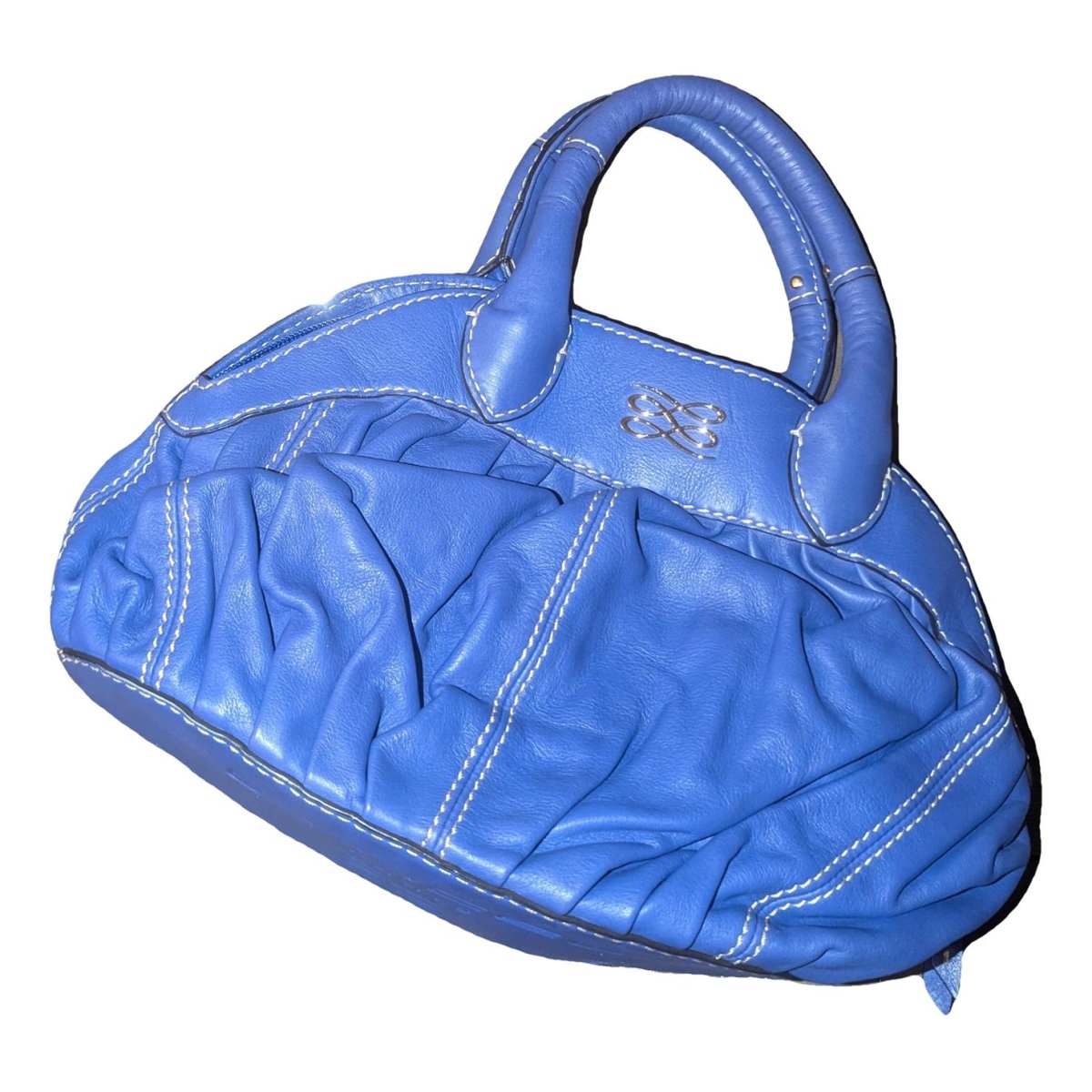 Gousset leather handbag