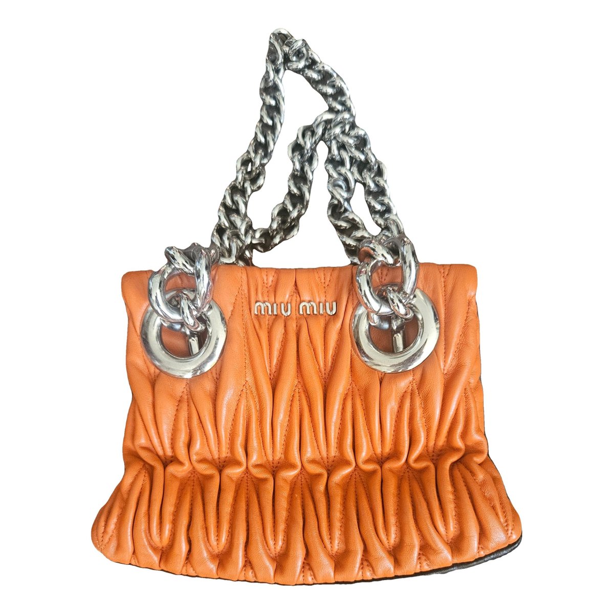 Miu Wander leather handbag
