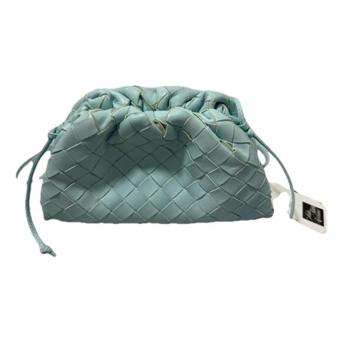 Pouch leather clutch bag