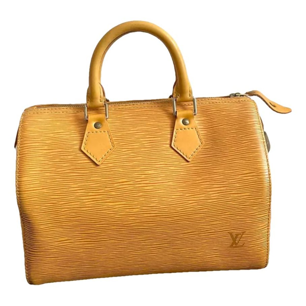 Speedy leather handbag