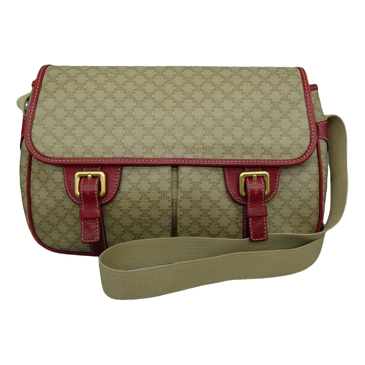 Triomphe cloth crossbody bag