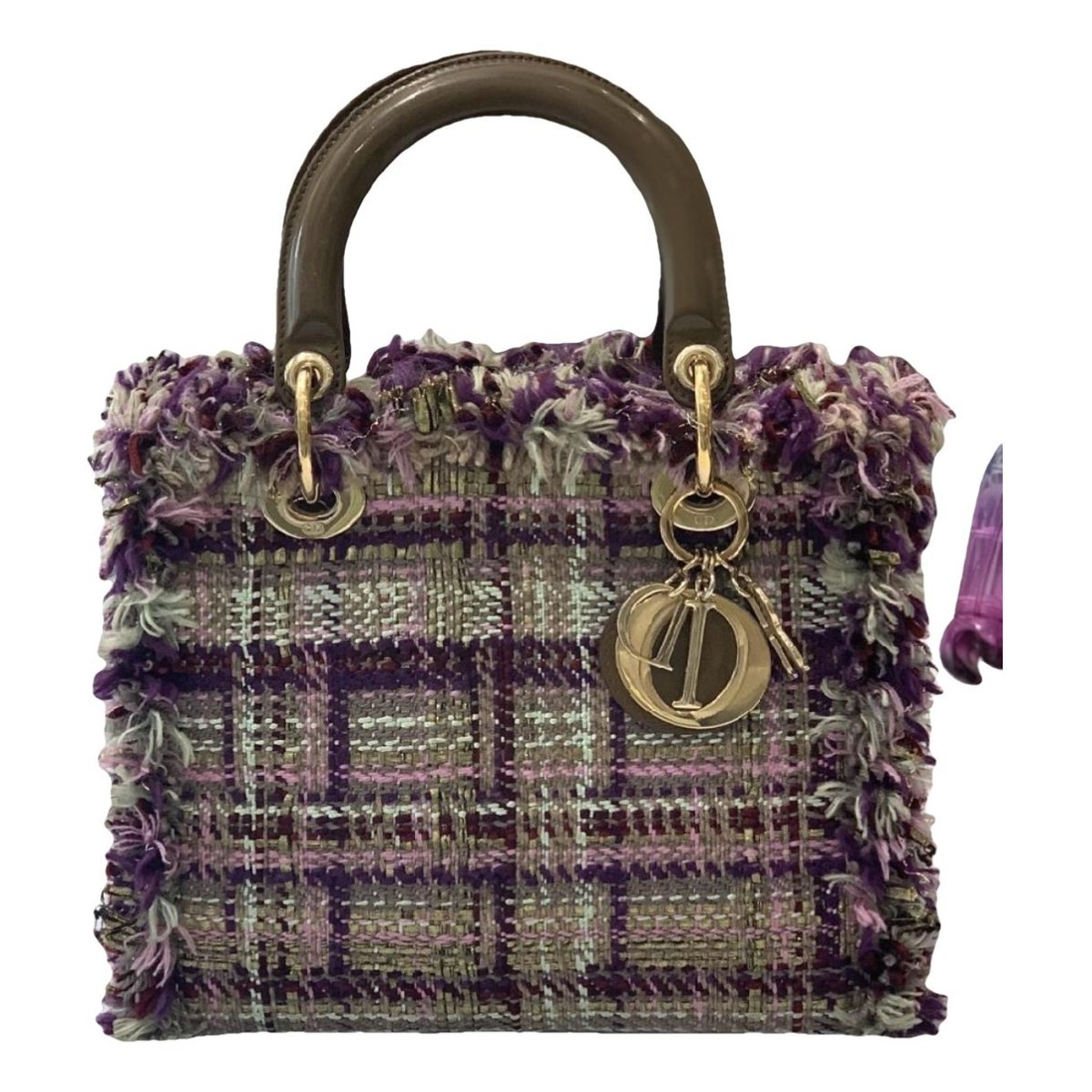 Lady Dior cloth handbag