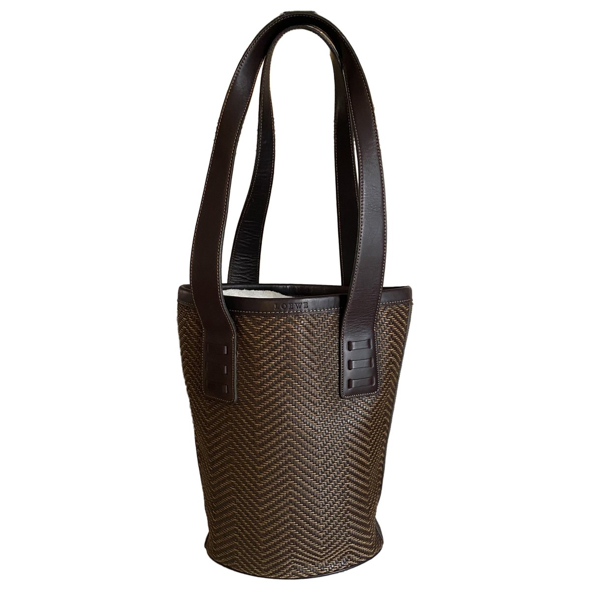 Gate Bucket leather handbag