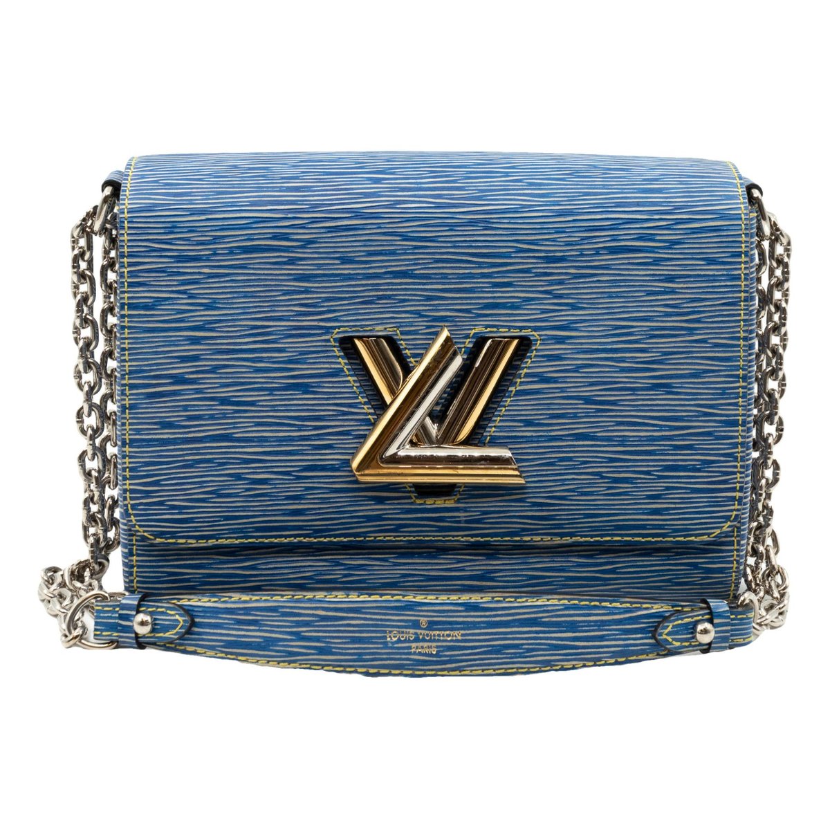 Twist leather crossbody bag