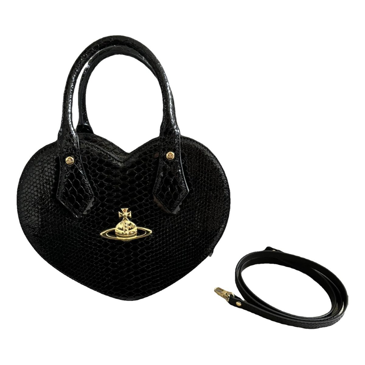 Chancery Heart vegan leather handbag