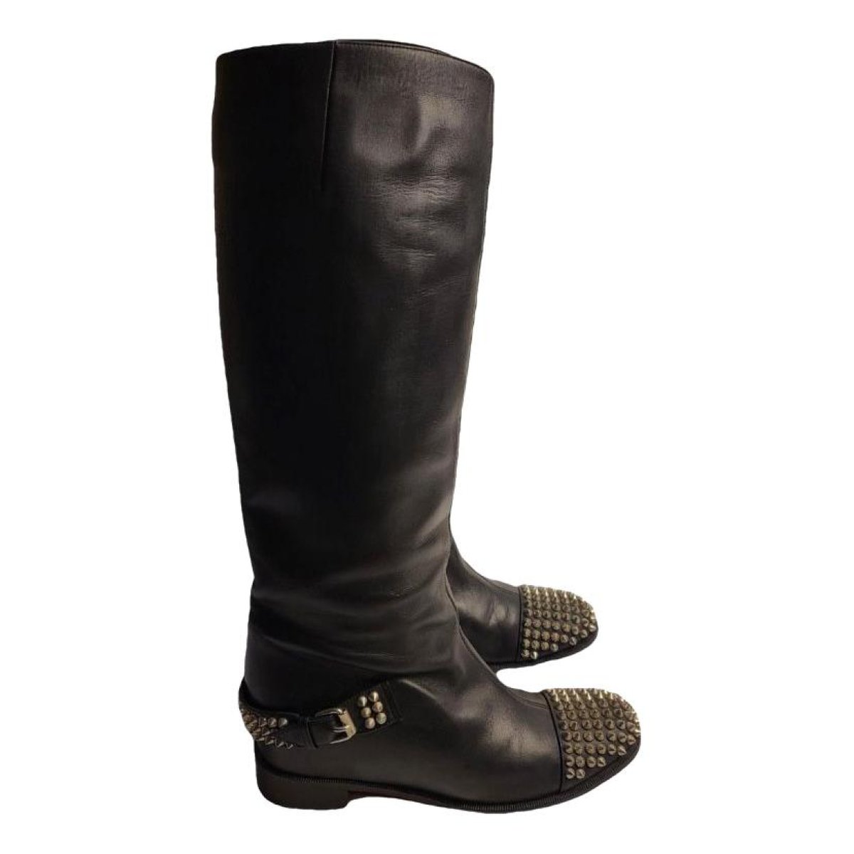 Egoutina leather biker boots