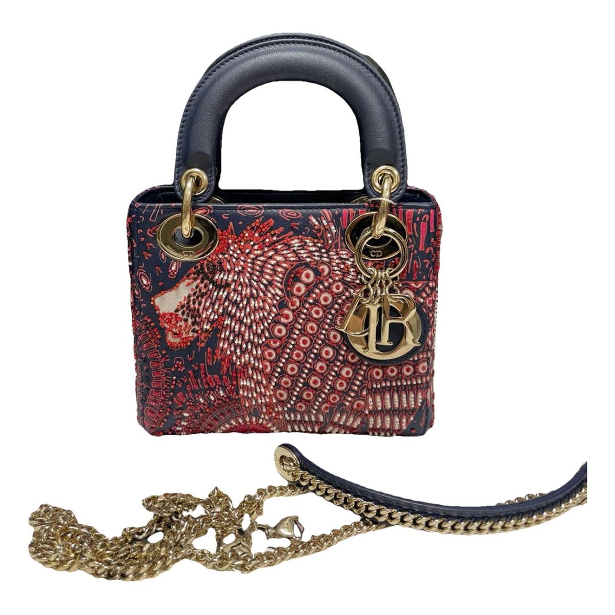 Lady Dior leather handbag