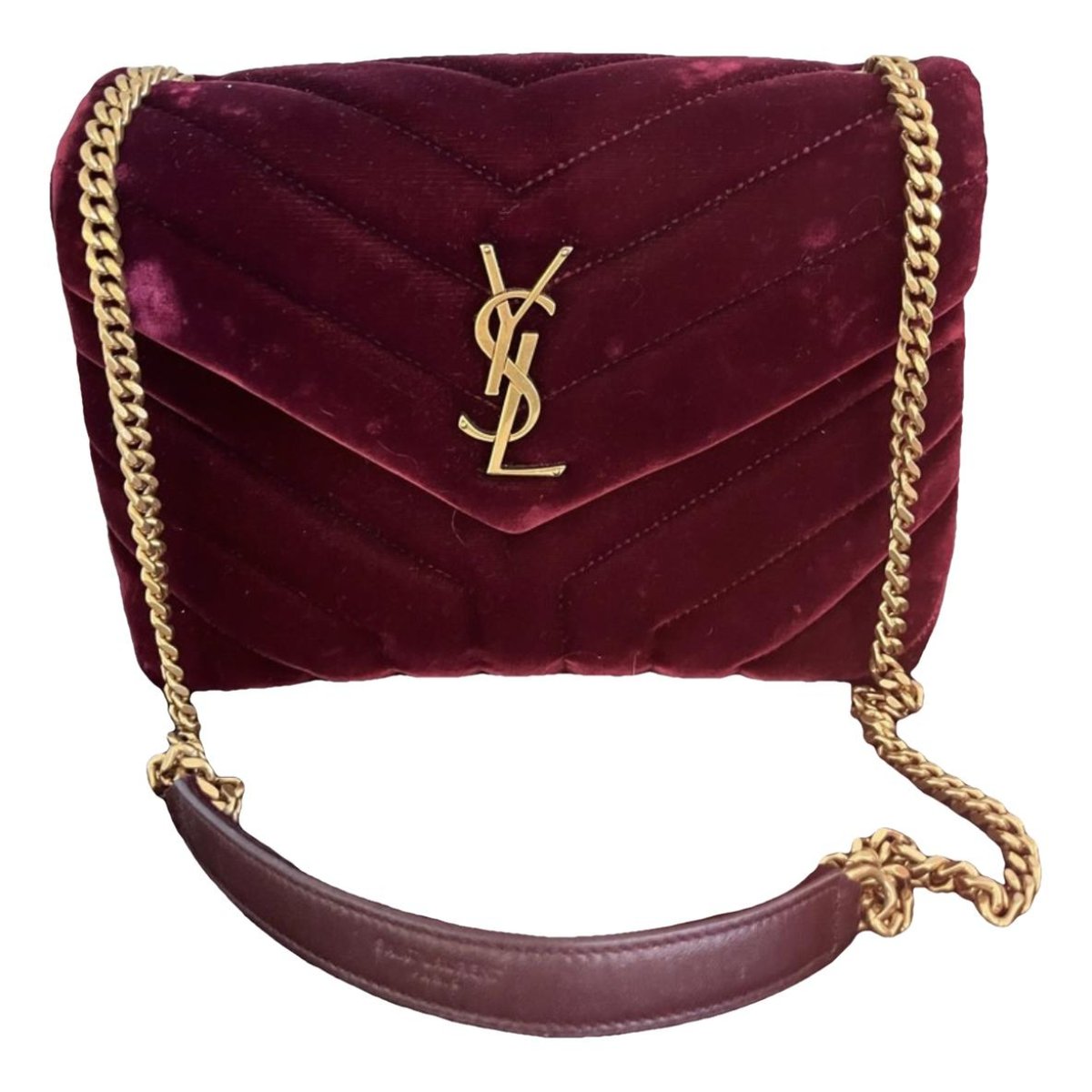 Loulou velvet handbag