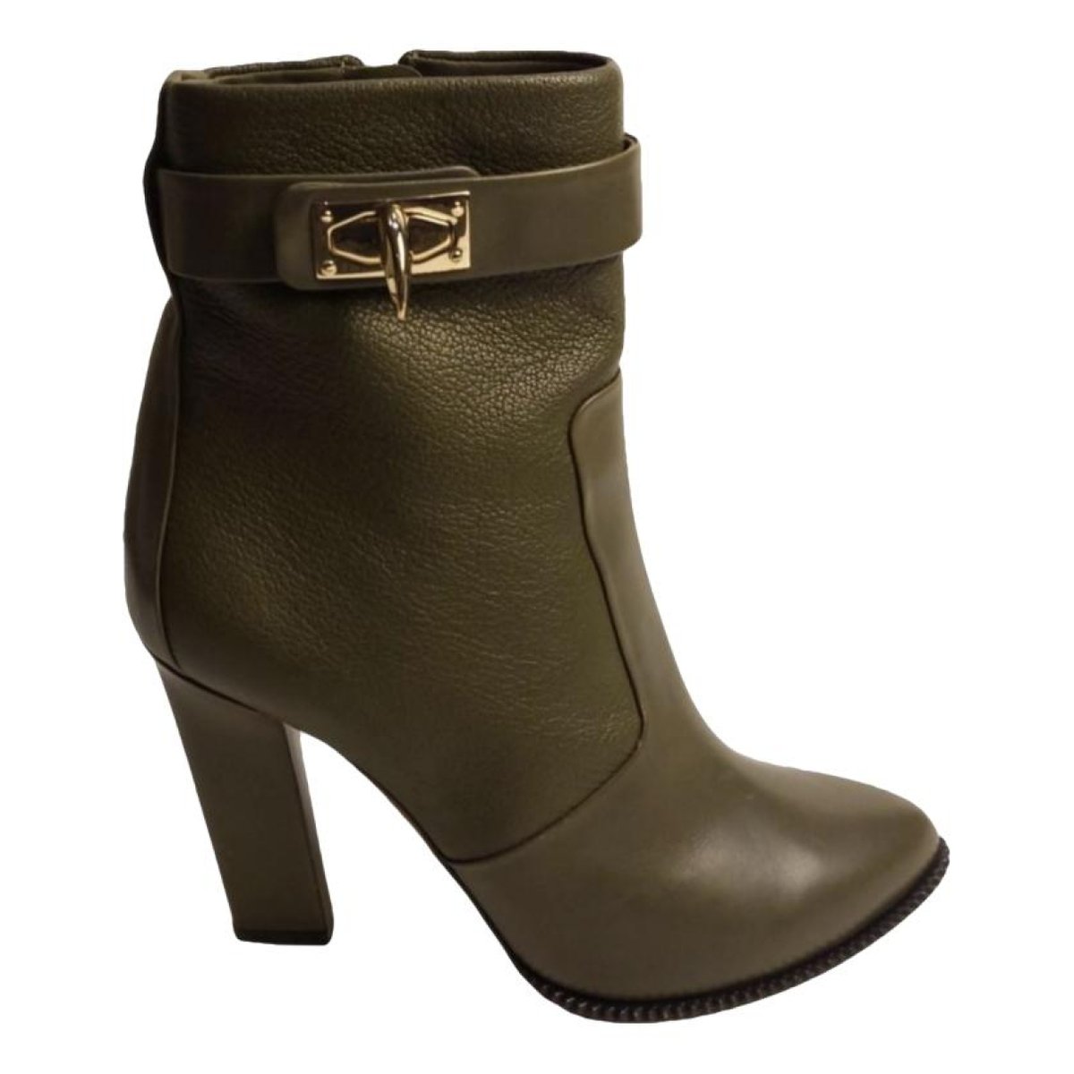 Shark leather biker boots