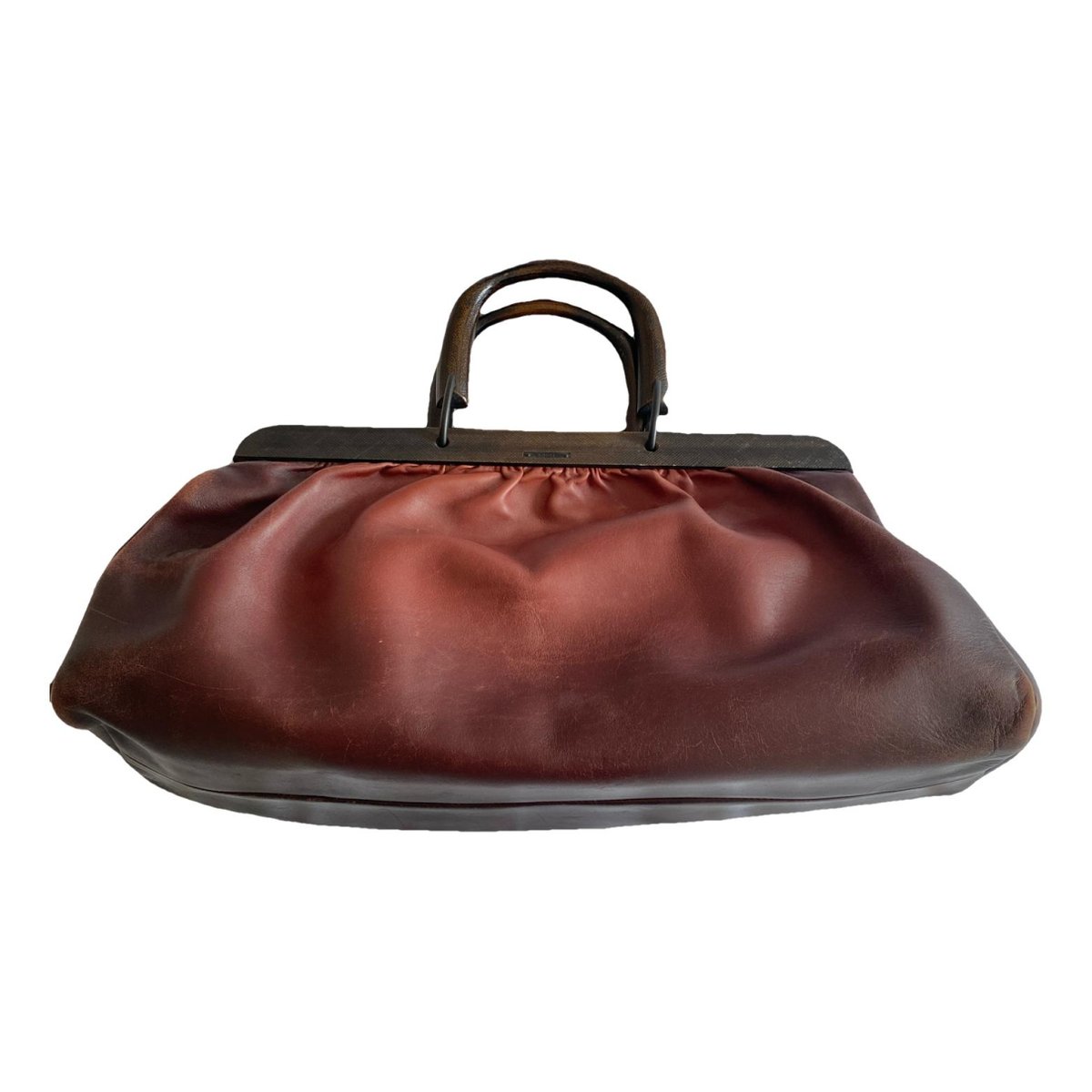 Vintage Bamboo leather handbag