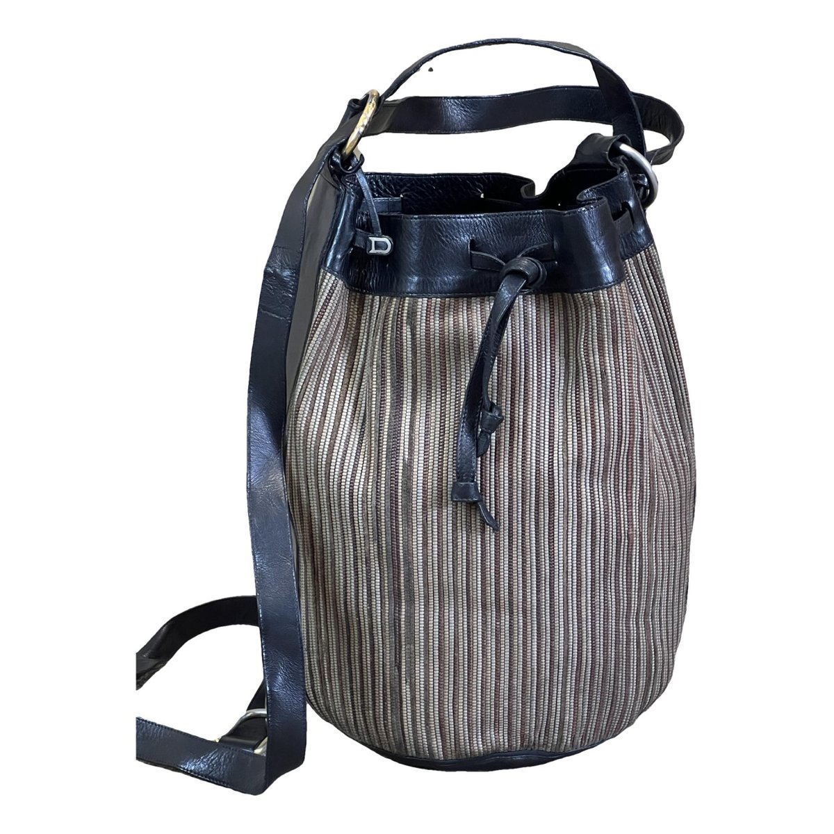 Pin leather handbag