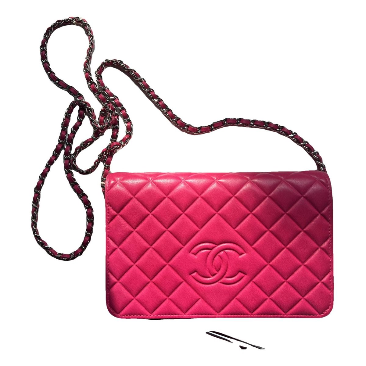 Trendy CC Wallet on Chain leather crossbody bag