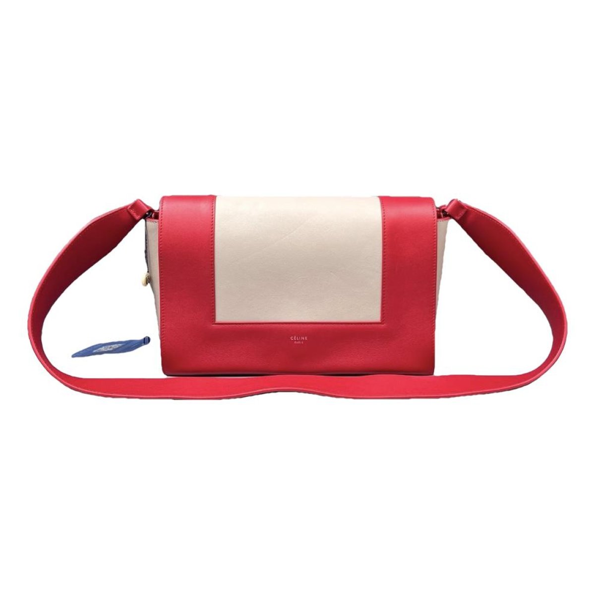 Frame leather crossbody bag