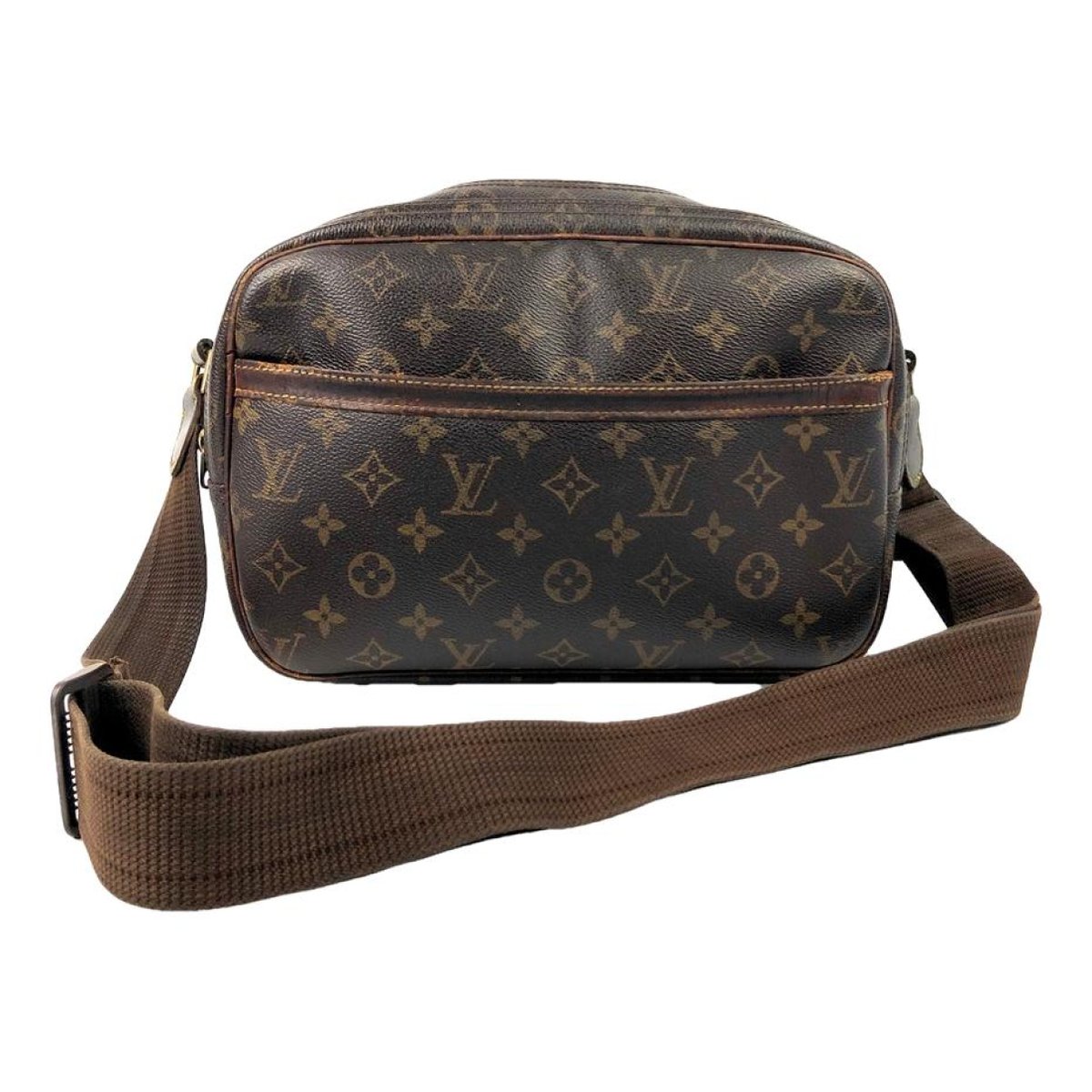 Reporter cloth crossbody bag