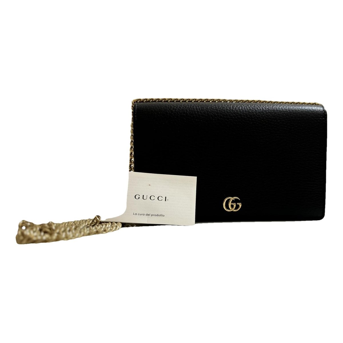GG Marmont Chain Flap Wallet leather handbag