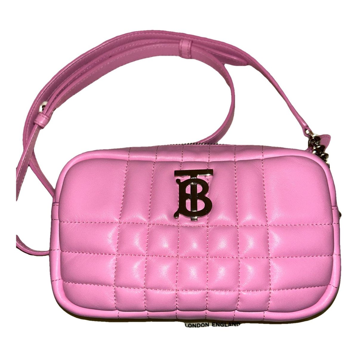 Lola Caméra leather crossbody bag