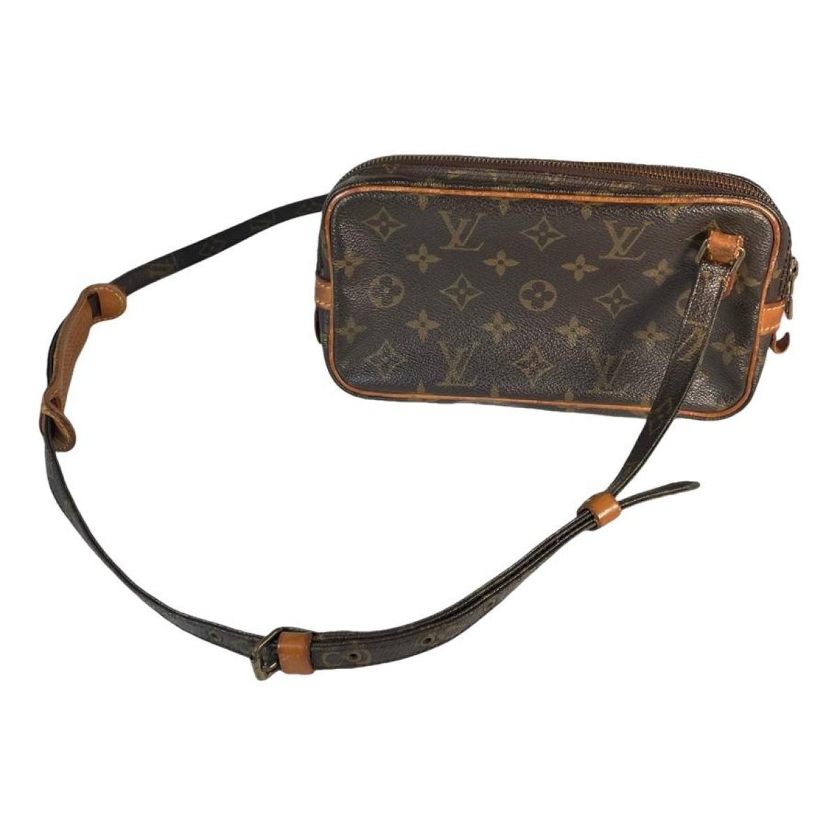 Marly vintage leather clutch bag