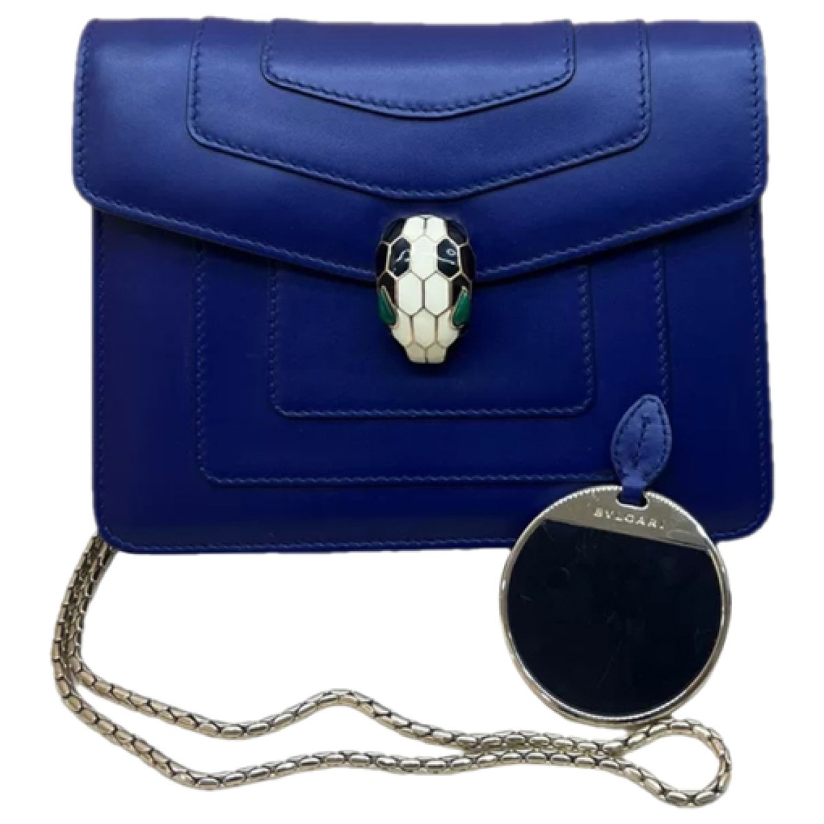 Serpenti leather handbag