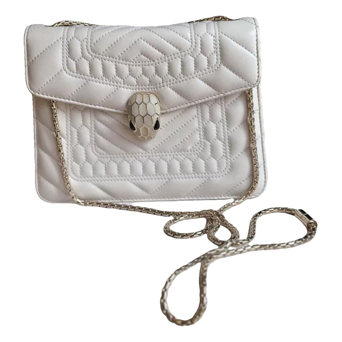 Serpenti leather handbag