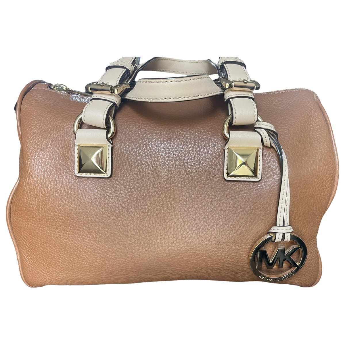Grayson Barrel leather handbag