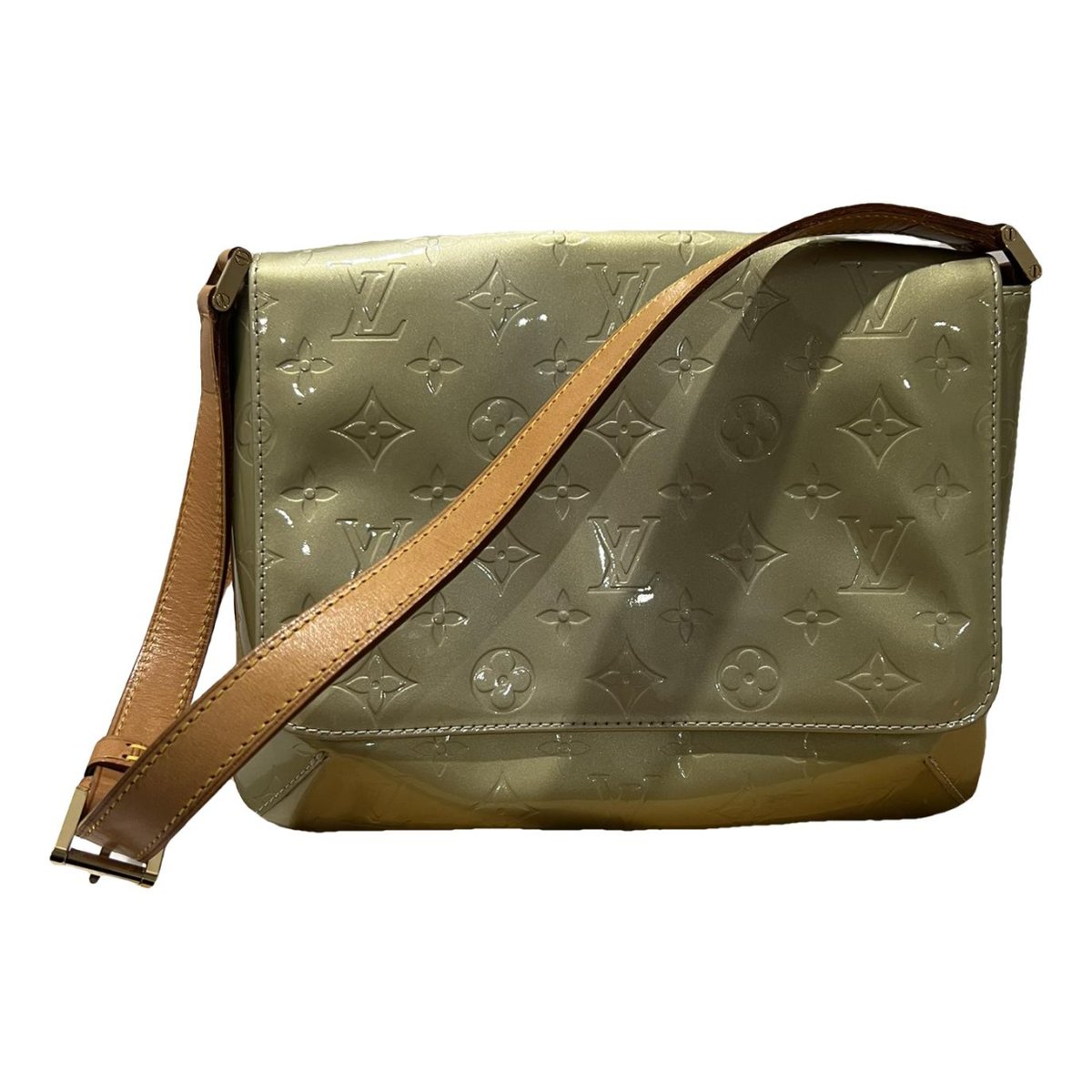 Thompson patent leather handbag