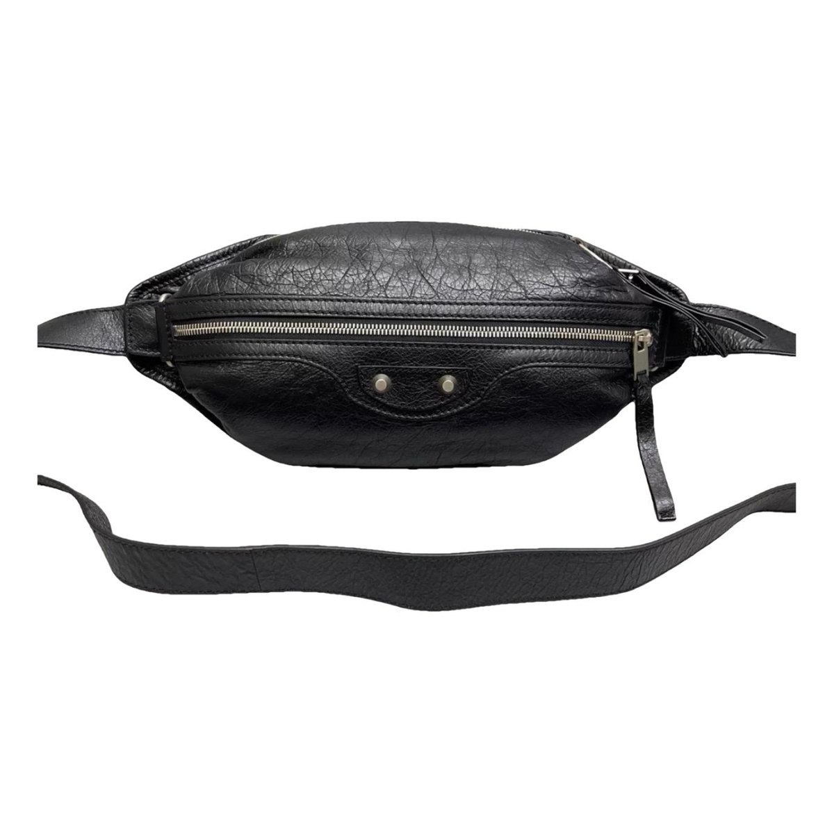 City leather handbag