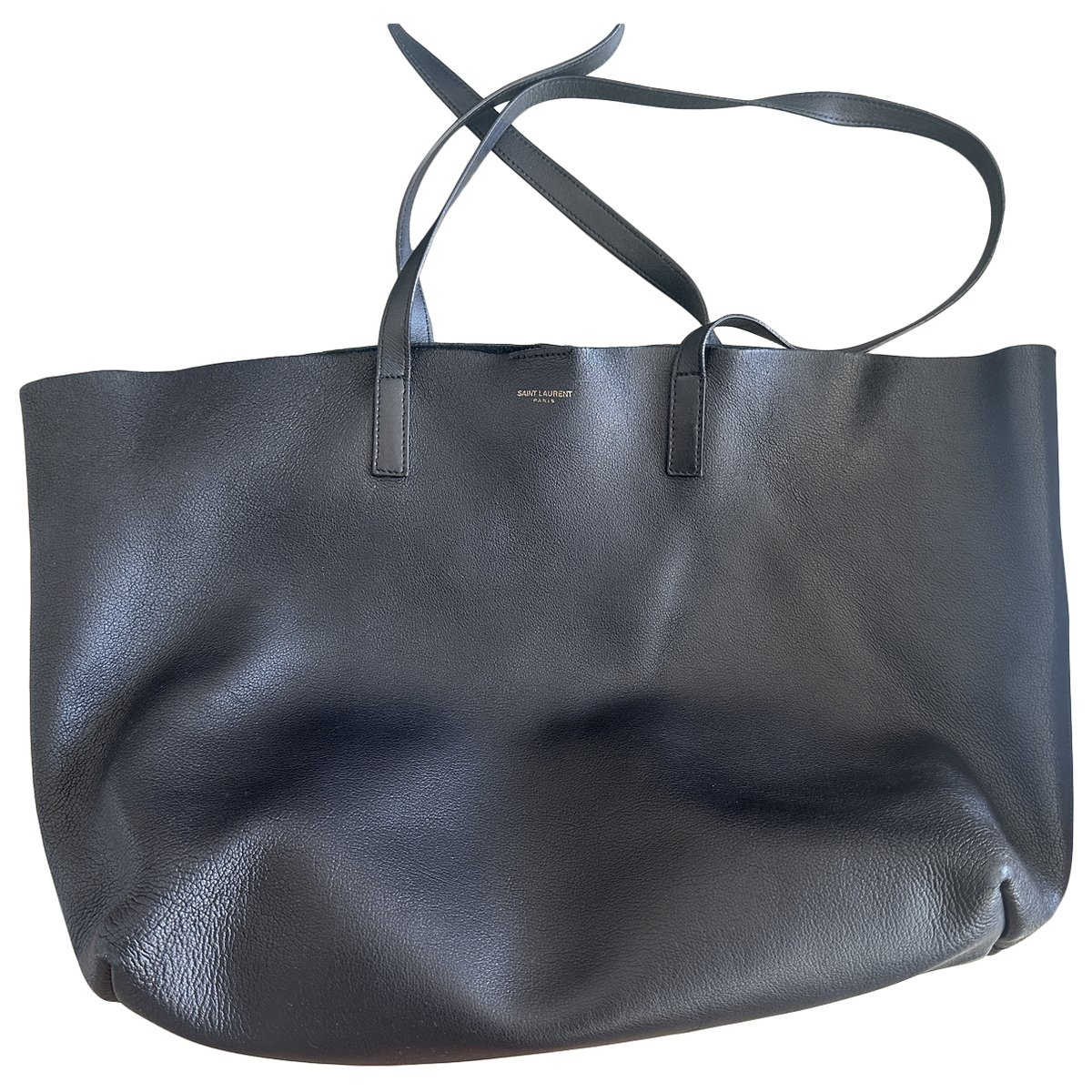 Shopping leather handbag