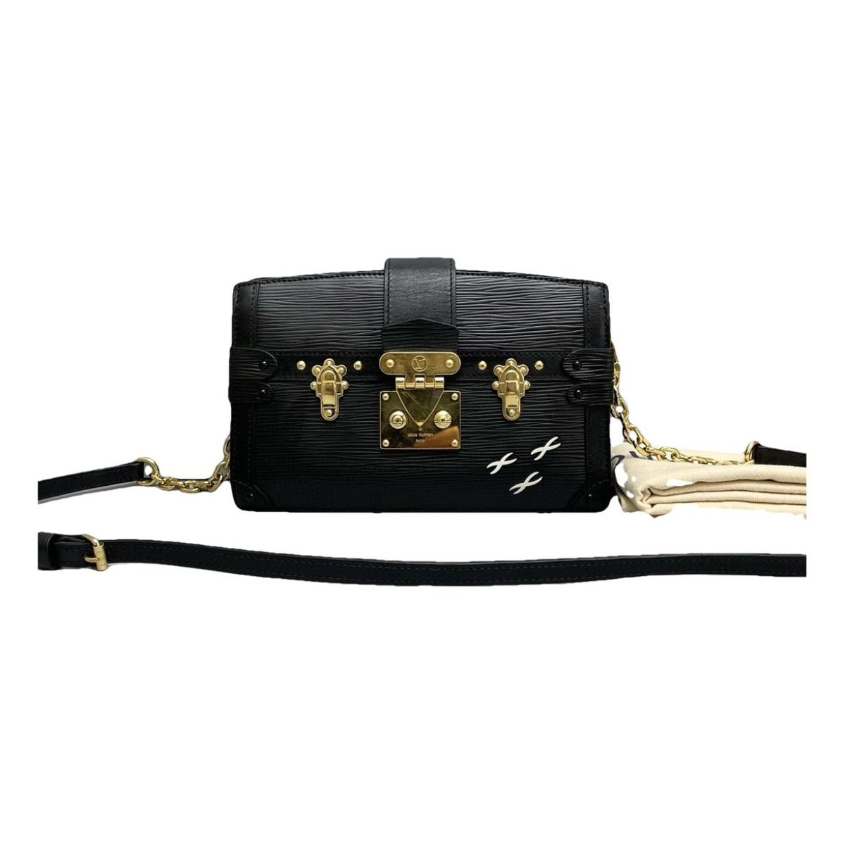 Pochette Trunk leather handbag